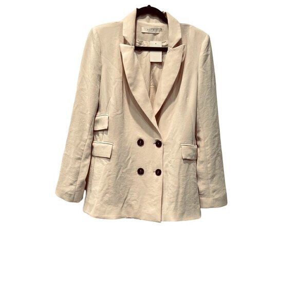 ASTR the Label Zodiac Cream Oversized Double-Breasted Blazer NWT w/Defect - Picture 3 of 12
